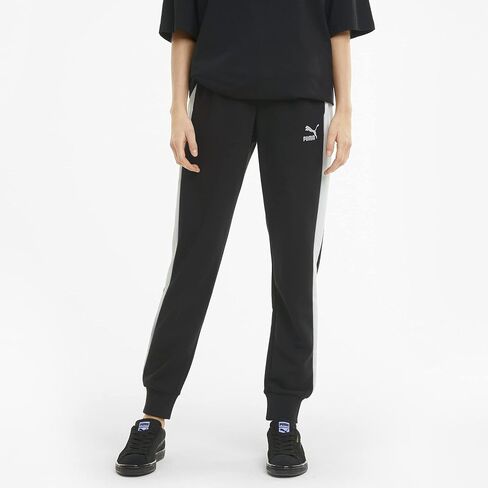 PUMA Women's Iconic T7 Woven Track Pants, Lotus, Small in Saudi Arabia