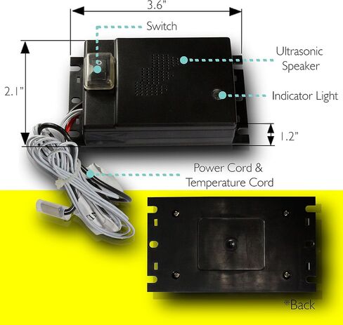 SereneLife AZPSLSAR5 Advanced, Vehicle Repellent, Up to 300 Ft. of Coverage, 12V (PSLSAR5) in Saudi Arabia