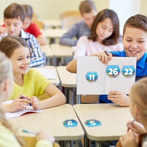 40 Pcs Sunbrust Number Bulletin Board Cutouts Number 1 to 35 Classroom Decorations and 5 Blank Cards Calendar Numbers for Classroom with 8 Sheet Adhesive Dots for Toddler Kids Preschool in Saudi Arabia