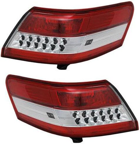 Arrhythmic Tail Light Assembly Left and Right, 2PCs Automotive Tail Light Assemblies for Toyota Camry 2.4L 2010 2011, for Toyota Camry 2.5L 2010 2011, for Toyota Camry 3.5L 2011 in Saudi Arabia