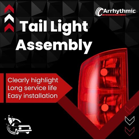 Arrhythmic Tail Light Assembly Left and Right, 2X Replacement Tail Lights Set for GMC Acadia 3.6L 2007-2012 in Saudi Arabia