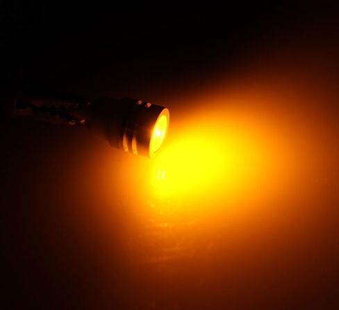 TuningPros LEDCK-T10-AHP1 LED LED Light Light Light T10 Wedge ، High Power LED Amber 2-PC Set in Saudi Arabia