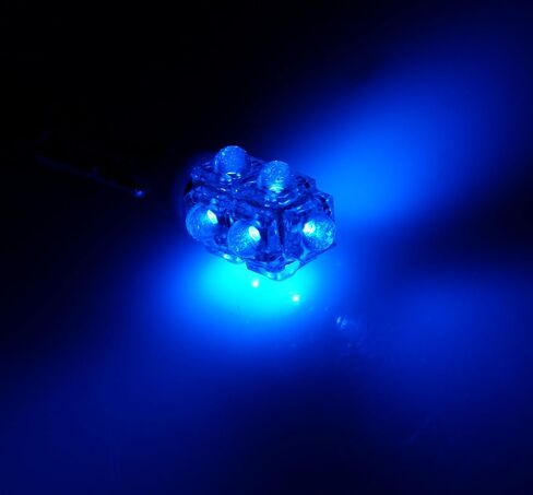 TuningPros LEDCK-T10-B9 Clock LED مصابيح LED T10 Wedge ، 9 Flux LED Blue 2-PC مجموعة in Saudi Arabia