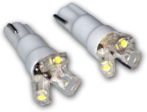 TuningPros LEDRD-T5-W3 DIAL DIAL LED LED LID LID T5 ، 3 LED WHITE 2-PC SET in Saudi Arabia
