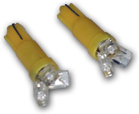 TuningPros LEDRD-T5-A3 DIAR DIAL LED LED LED LID T5 ، 3 LED AMBER 2-PC مجموعة in Saudi Arabia