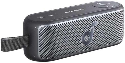 مكبر صوت محمول Soundcore Motion 100، مكبر صوت بلوتوث مع تقنية Hi-Res اللاسلكية، 2 مشغلات كاملة النطاق لصوت ستيريو، تصميم محمول للغاية للاستخدام في الهواء الطلق، EQ قابل للتخصيص، Bass Punchy، وIPX7 in Kuwait