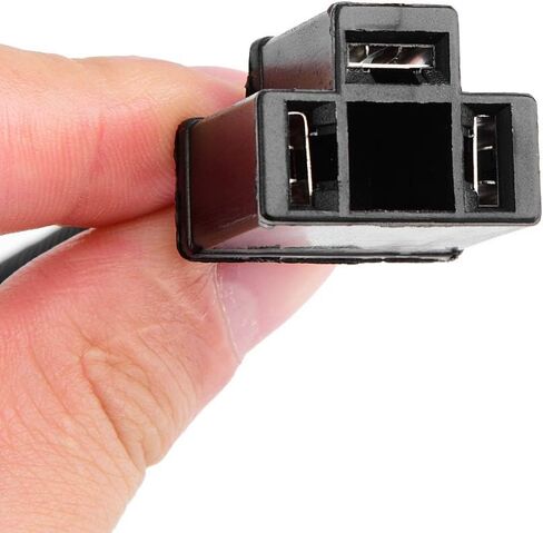 Keenso 2pcs H4 to H13 Headlight Conversion Cable Adapter, Universally fit for any aftermarket LED or headlights in Kuwait