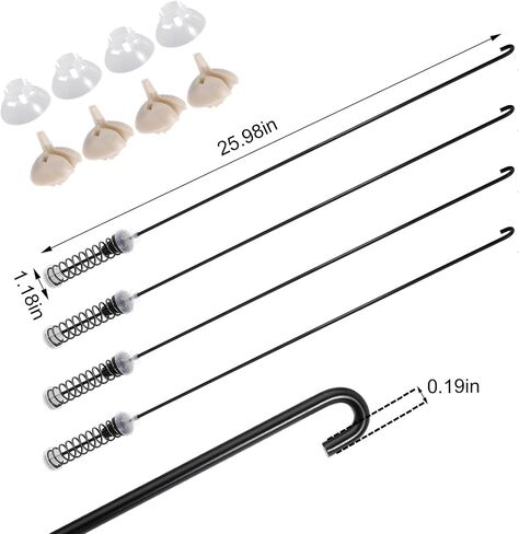 DC97-16350U Upgrade Washer Suspension Rod Kit Fit for Washer WA50R5400AV, WA45H7000AW/A2 Replaces DC97-16350U in Saudi Arabia