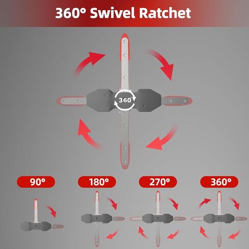 Brake Caliper Compression Tool, Caliper Piston Compressor Tool With Additional 2 pcs Large Steel Plate and 2 Hooks, 360°Adjustable Brake Caliper Tool for Single Twin Quad Piston Calipers (Red) in Kuwait