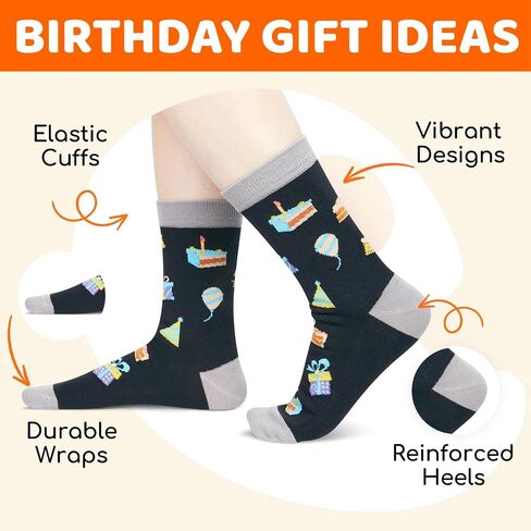 HAPPYPOP 14th Birthday Gifts Ideas for Boys - Socks for Boys Girls Age 14, Birthday Presents for 14 Year Olds Teens in Saudi Arabia