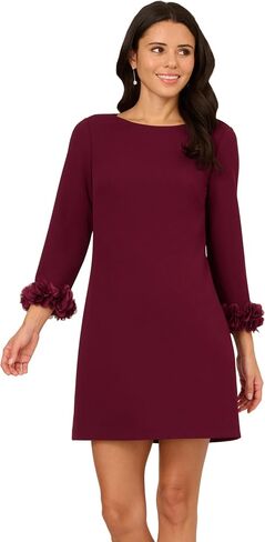 Adrianna Papell Women's Crepe Short Dress in Saudi Arabia