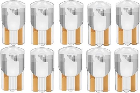 10Pcs LED T10 194 W5W 7000K White Red 12V Automotive Reading Light high Brightness Small Bulb(Ice Blue_T10) in Saudi Arabia