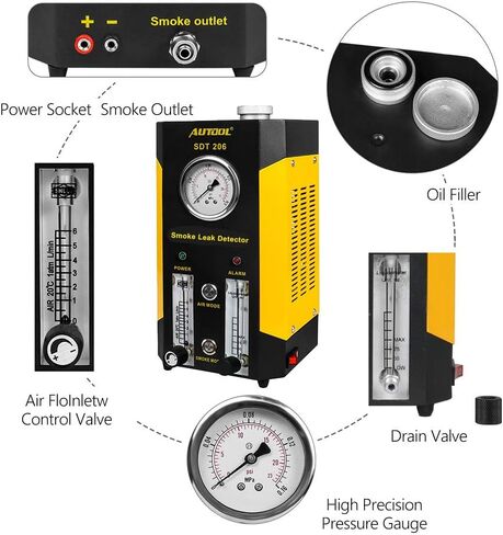 3T6B SDT-206 Car Leak Detector, Automotive EVAP Fuel Detector Car Leaking Diagnosis Testing Monitor System Car Leak Testing Tool in Kuwait