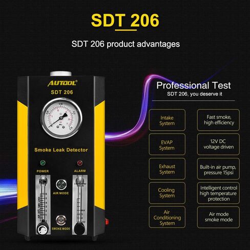3T6B SDT-206 Car Leak Detector, Automotive EVAP Fuel Detector Car Leaking Diagnosis Testing Monitor System Car Leak Testing Tool in Kuwait