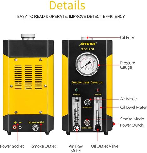 3T6B SDT-206 Car Leak Detector, Automotive EVAP Fuel Detector Car Leaking Diagnosis Testing Monitor System Car Leak Testing Tool in Kuwait