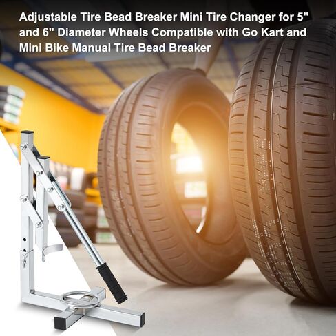 Shimeyao Manual Tire Bead Breaker Adjustable for 5" and 6" Diameter Wheels Bead Breaker Tool for Tire Removal for Go Kart and Mini Bike in Saudi Arabia
