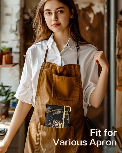 Slohif Server Book Serving Books with Zipper Pocket Accessories Leather Server Check Book Restaurant Server Booklet Ticket Book Holder 10.0 in Saudi Arabia