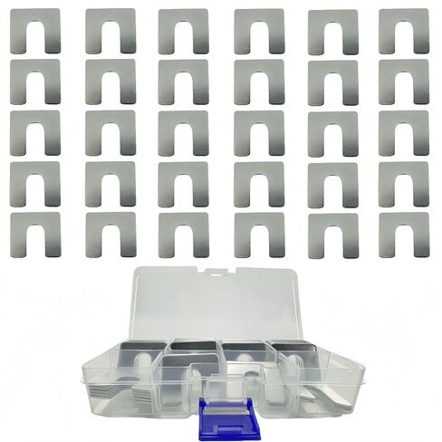 30Pcs Auto Body Alignment Shims Kit – 1/16 Inch and 1/8 Inch Thick Fender Shims with 3/8 Inch Slot – Universal Automotive Alignment Spacers for Car Truck SUV Body Panel Door Hood Gap Adjustment in Saudi Arabia