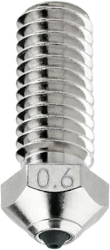 Tungsten Carbide Nozzle 0.8mm for QIDI X-Max3 / X-Smart3 / X-Plus3 3D Printer, High Thermal Conductivity Abrasion Resistance for Precision Additive Manufacturing (QIDI, 0.8mm) in Kuwait