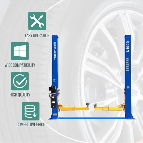 XK L1000 220V 10،000 رطل 2 ما بعد السيارة رفع سيارة رفع سيارة الرافعة مع بديل 36 شهرًا in Kuwait