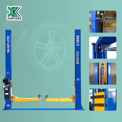 XK L1000 220V 10،000 رطل 2 ما بعد السيارة رفع سيارة رفع سيارة الرافعة مع بديل 36 شهرًا in Kuwait