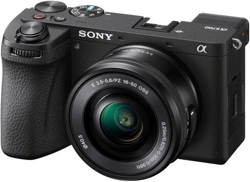 Sony a6700 Alpha APS-C 4K Mirrorless Camera with 2 Lens Kit 18-135mm & 55-210mm ILCE-6700M Bundle with Deco Gear Photography Bag + Flash + Extra Battery + Dual Charger + Software & Accessories Kit in Saudi Arabia