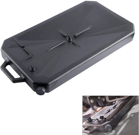 TCT-MOTORPARTS ABS Oil Drain Pan w/Spout Low Profile Fit for Harley Road King Electra Street Road Glide Ultra Limited Dyna Freewheeler CVO Tri Glide Heritage Softail Fat Bob Honda Yamaha Kawasaki in Saudi Arabia