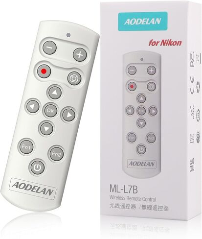 جهاز تحكم عن بعد للكاميرا اللاسلكية، إصدار مصراع AODELAN لـ Canon Sony Nikon والهواتف الذكية، تسجيل فيديو بتركيز AF Zoom متوافق مع Canon EOS R6,R7,850D/Sony ZV-1,ZV-E10,A9II/Nikon A1000,B600 in Kuwait
