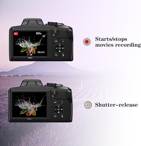 جهاز تحكم عن بعد للكاميرا اللاسلكية، إصدار مصراع AODELAN لـ Canon Sony Nikon والهواتف الذكية، تسجيل فيديو بتركيز AF Zoom متوافق مع Canon EOS R6,R7,850D/Sony ZV-1,ZV-E10,A9II/Nikon A1000,B600 in Kuwait