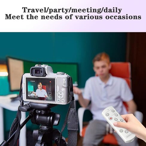 جهاز تحكم عن بعد للكاميرا اللاسلكية، إصدار مصراع AODELAN لـ Canon Sony Nikon والهواتف الذكية، تسجيل فيديو بتركيز AF Zoom متوافق مع Canon EOS R6,R7,850D/Sony ZV-1,ZV-E10,A9II/Nikon A1000,B600 in Kuwait