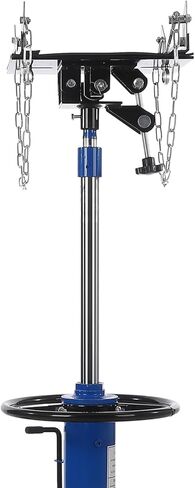 Hydraulic Transmission Jack 1100 LBS Capacity 33.8"-72.8" Lifting Height 2 Stage Hydraulic Telescoping Jack, Trans Jack Stand Heavy Duty with Foot Pedal and 360° Swivel Wheel, Blue in Kuwait