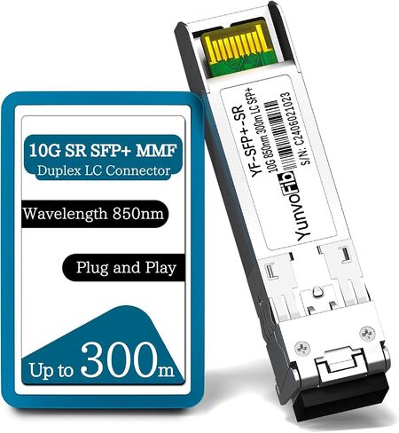 YunvoFib 1000BASE-T وحدة إرسال واستقبال نحاسية 100 متر SFP إلى RJ-45 in Kuwait