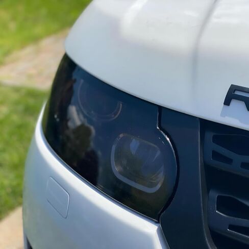 VViViD Air-Tint Headlight/Tail Light Window Tint (16" X 48" (w/Tools), Light Smoke Black) in Saudi Arabia