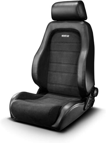 SPARCO Sport SEAT GT - Black Skai/Microfibre - Reclinable in Saudi Arabia
