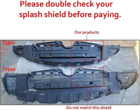 HECASA Front Engine Splash Shield Compatible with 2011-2020 Toyota Sienna Under Cover Replacement for TO1228174 5144108030 12171444 in Saudi Arabia