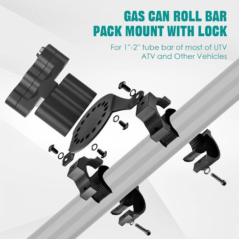 Can Gas Can Gas Can Gas Can Roll Roll مع قفل مفتاح لمدة 1 '' 1.5 '' 1.75 '' 2 '' Roll Cage متوافق مع متوافقة مع حزمة البنزين وحزمة المياه القياسية in Saudi Arabia