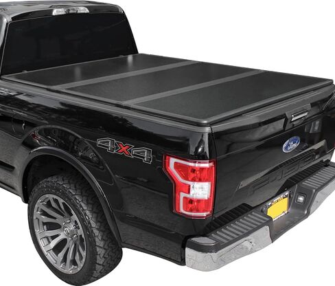 توتل قذيفة قابلة للطي قابلة للطي غطاء توننيو | يناسب 2015-2025 فورد F150 5'5 "السرير (66") - TULH016 in Saudi Arabia