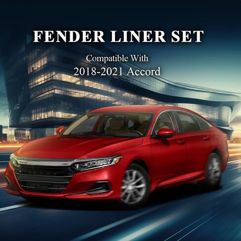مجموعة G-Plus Fender Liner متوافقة مع 2007-2011 Toyota Camry الأمامية اليسرى واليمين 5387506060 ، TO1251122 ، 5387606060 ، TO1250122 in Saudi Arabia