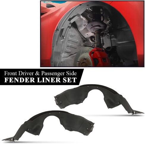 مجموعة G-Plus Fender Liner متوافقة مع 2007-2011 Toyota Camry الأمامية اليسرى واليمين 5387506060 ، TO1251122 ، 5387606060 ، TO1250122 in Saudi Arabia