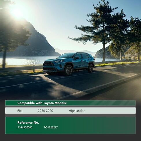 Yhtauto الخلفية الخلفية اليمنى على جانب الراكب درع Splash درع متوافق مع Toyota Highlander 2020 (لـ AWD فقط) ، حراس محرك حراسة Splash in Kuwait