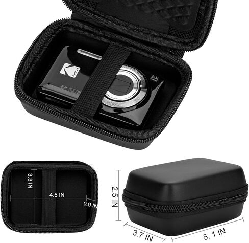 stukcaze Camera Case, Canon Camera Bag PowerShot Digital Camera Organizer Case for Sony ZV1/ZV1F Dscw 800/830, Kodak PIXPRO FZ45 Case, Travel Carrying Protective Case for Cable in Kuwait