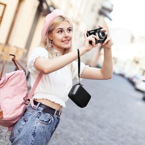 stukcaze Camera Case, Canon Camera Bag PowerShot Digital Camera Organizer Case for Sony ZV1/ZV1F Dscw 800/830, Kodak PIXPRO FZ45 Case, Travel Carrying Protective Case for Cable in Kuwait