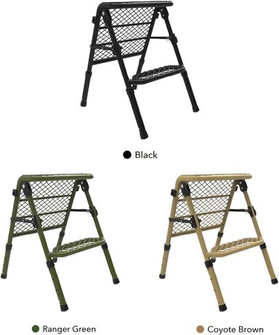 3D Maxpider Custom Fit Modular Tyre Step (أسود) 3 أوضاع (سلم الإطارات/A -Ladder/طي) ، ارتفاع محمول وقابل للتعديل لما يصل إلى 30 "إطارات - خطوة الإطارات in Kuwait