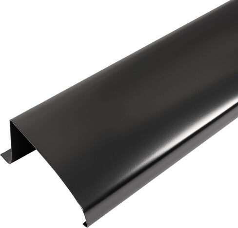 KUAFU Rear Roll Pan Compatible with 1987-1996 Ford F150 Styleside/Fleetside Bed W/LED License Light and Plate Box Bumper Rollpan Face Bar Steel Black in Kuwait