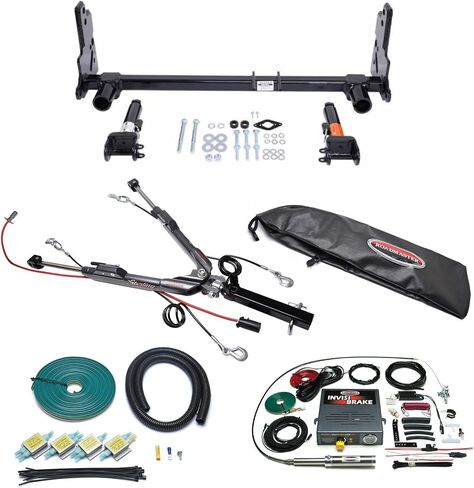 Roadmaster Sterling All-Terrain Tow Bar و Combo Baseplate مع مجموعة الأسلاك لمصابيح LED يناسب 2019-2025 Gladiator JT Mojave مع LED Leads | يشمل شارات in Saudi Arabia