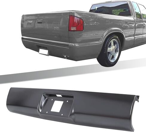 kuafu roll roll pan pumper مع لوحة ترخيص خفيفة متوافقة مع 1994-2003 Chevy S10 Pickup Fleetside Chevrolet GMC Sonoma Steel in Kuwait