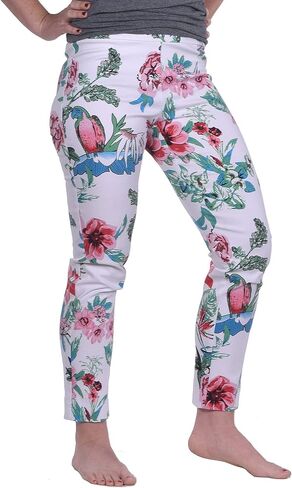 Krazy Larry Plus Size Pull-On Ankle Pants Military 20 30 in Saudi Arabia