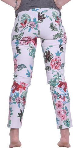 Krazy Larry Plus Size Pull-On Ankle Pants Military 20 30 in Saudi Arabia