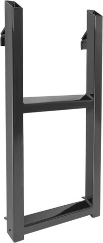 HECASA Truck Step 2-Rung Retractable Tailgate Ladder Heavy Duty Steel Black Powder Coated Truck Bed Ladder W/L-Shaped Bracket 27 Inch Truck & Trailer Accessories in Kuwait