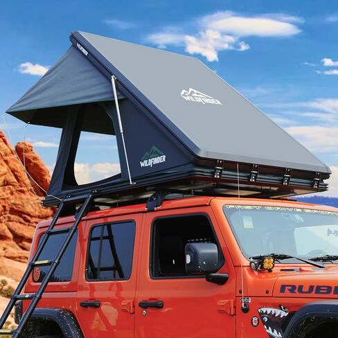 Rooftop Tent Hard Shell Roof Top Tent Hardshell Suitable for Jeep SUV Truck Van,Camping Car Roof for 2-3 Person in Kuwait